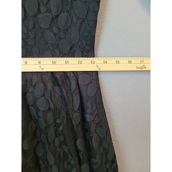 Free People Queens Love Black Lace Gothic Dress Sz 2 EUC - Picture 11 of 13
